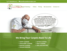 Tablet Screenshot of carpetdoctorsplus.com